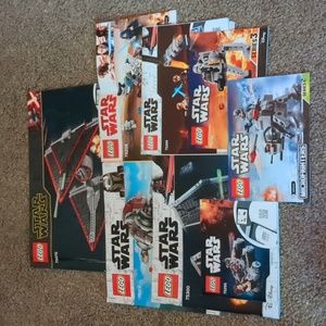 Star Wars Lego Instruction Books (Lot)